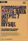 Pemrograman Basis Data Delphi 7 Dan MySQL